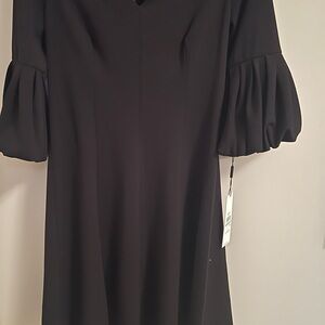 Calvin Klein Black Long Sleeve Dress